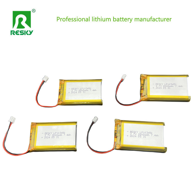 Storage Lithium Polymer Battery Cell 103450 3.7V 1800mAh For Medical Device
