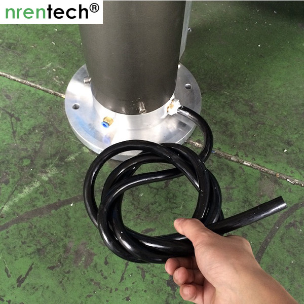 6m pneumatic telescopic mast for mobile light tower/ telescoping mast for temporary lighting tower