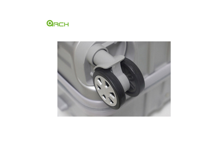 20 inch ABS PC hard sided suitcase with Double Spinner Wheels