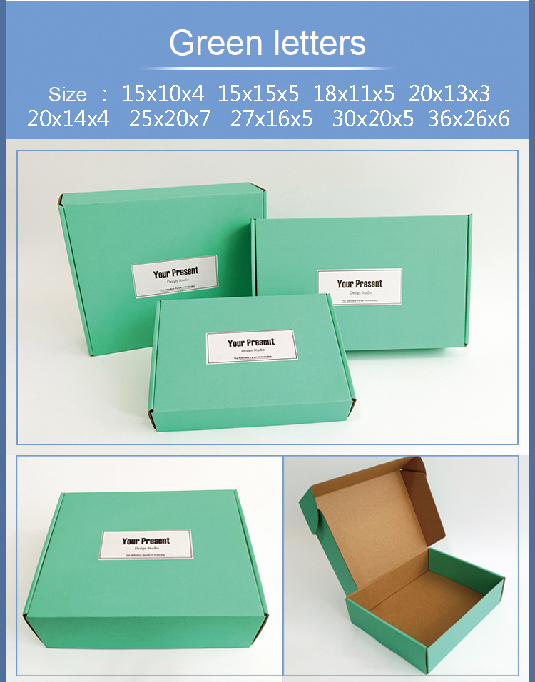 Corrugated Paper Custom Cardboard Mailers For Clothes Shoes Packaging