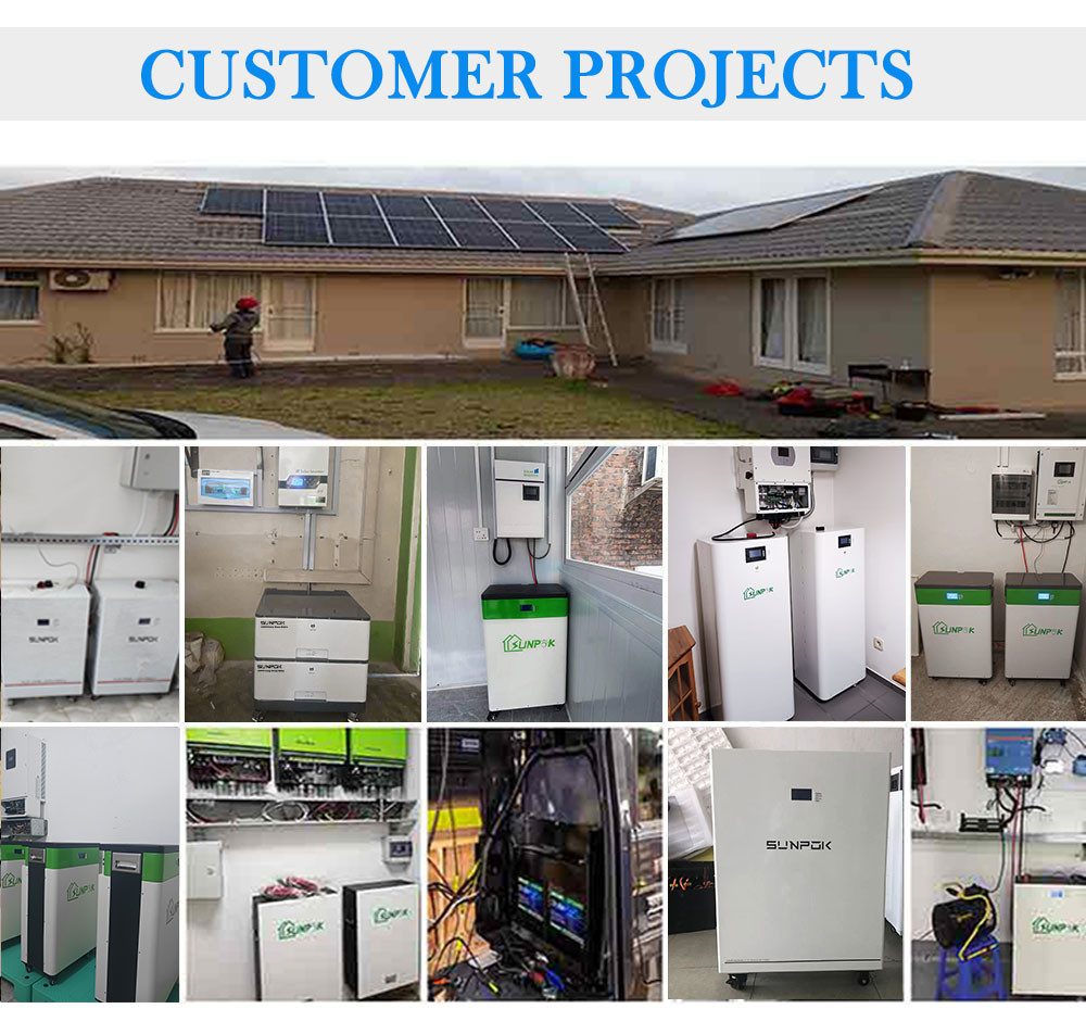 Off -Grid All In One Ess Eu Warehouse Built In 5.12Kwh 50Ah 200Ah 100Ah 51.2V 5kw Inverter Battery