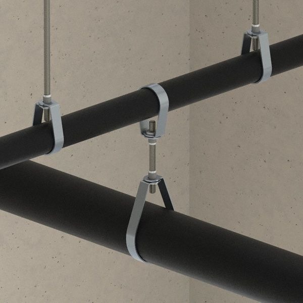 1/2&quot; - 4 &quot; Steel Galvanized Swivel Loop Type Conduit Hanger Pipe Clamp for Strut Support System