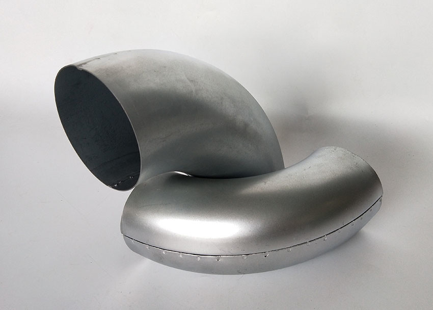 3 Inch 90 Degree Carbon Steel Elbow Industrial Dust Collection Fittings