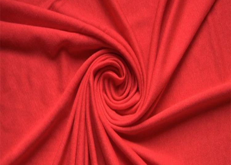 32S 95% cotton 5% elastic combed cotton single jersey fabric summer Lycra knitted fabric boxer shirt fabric
