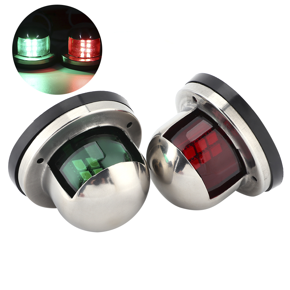5050SMD IP68 Boat Bow Headlights Red Green LED Bow Navigation Light