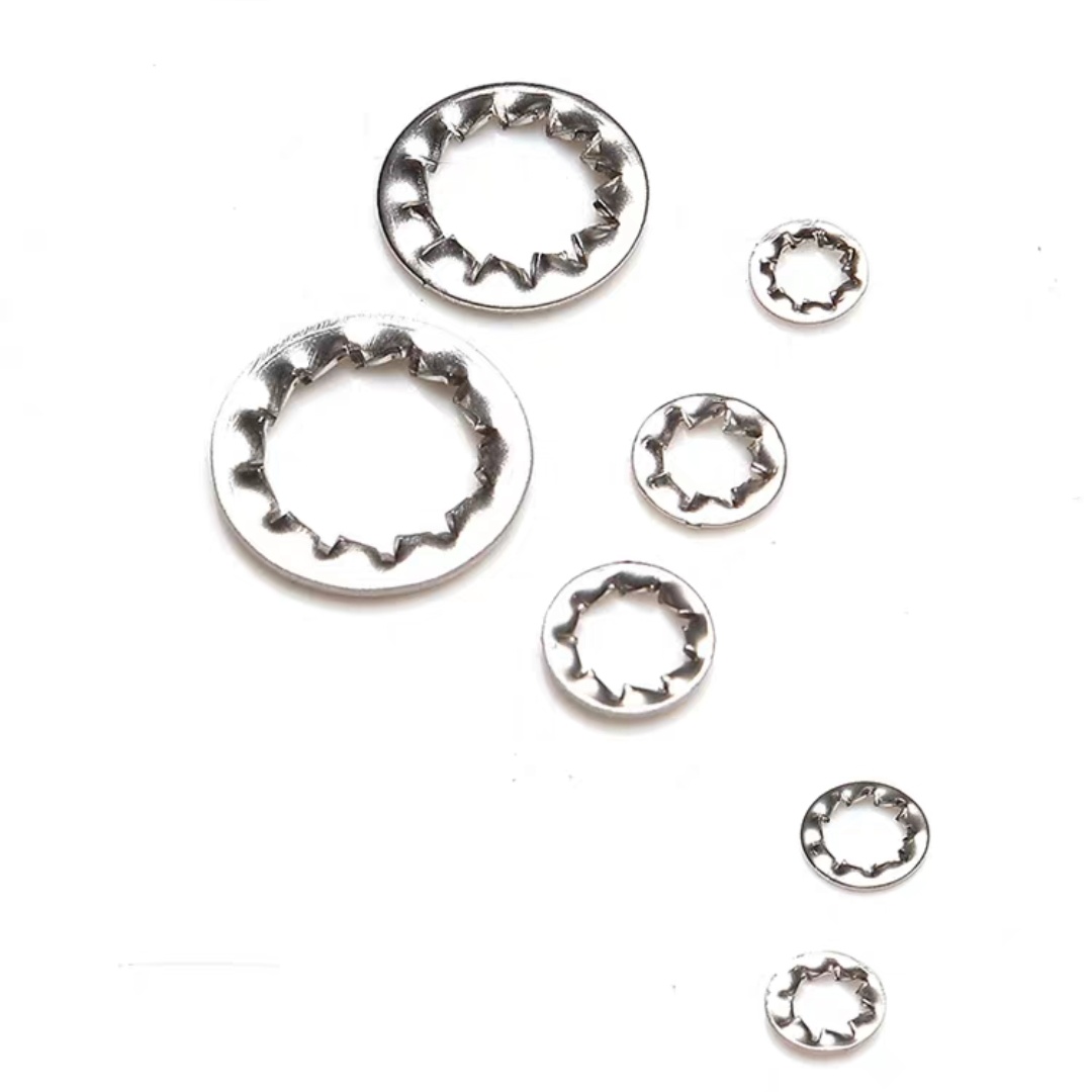 Stainless Steel SS304 Toothed Washer DIN6798A with External Serrated Lock and Plain Finish