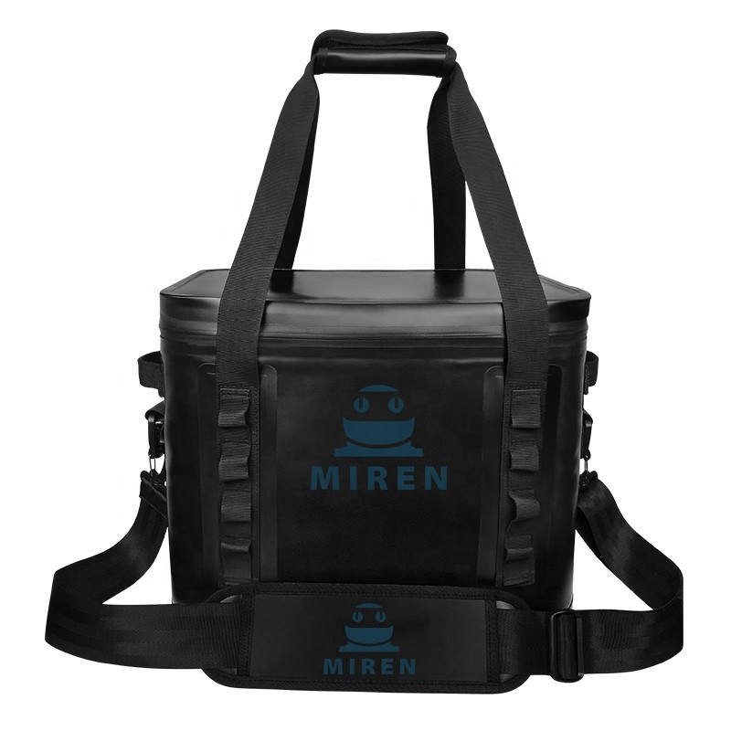 Multipurpose 20 Litre Black Cooler Bag Lightweight For Outdoor Activity