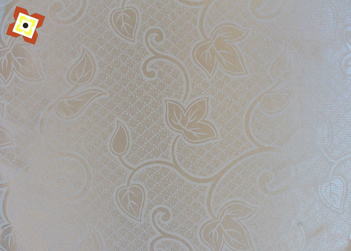 100% Polyester Mattress Cloth Printed Satin Fabric 60gsm 200 Meters / Roll