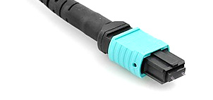 MPO Trunk Cable 30M 12F 3.0mm OM2 MPO Female 50 / 125μm 200M LSZH Polarity B High Return Loss Orange Senko