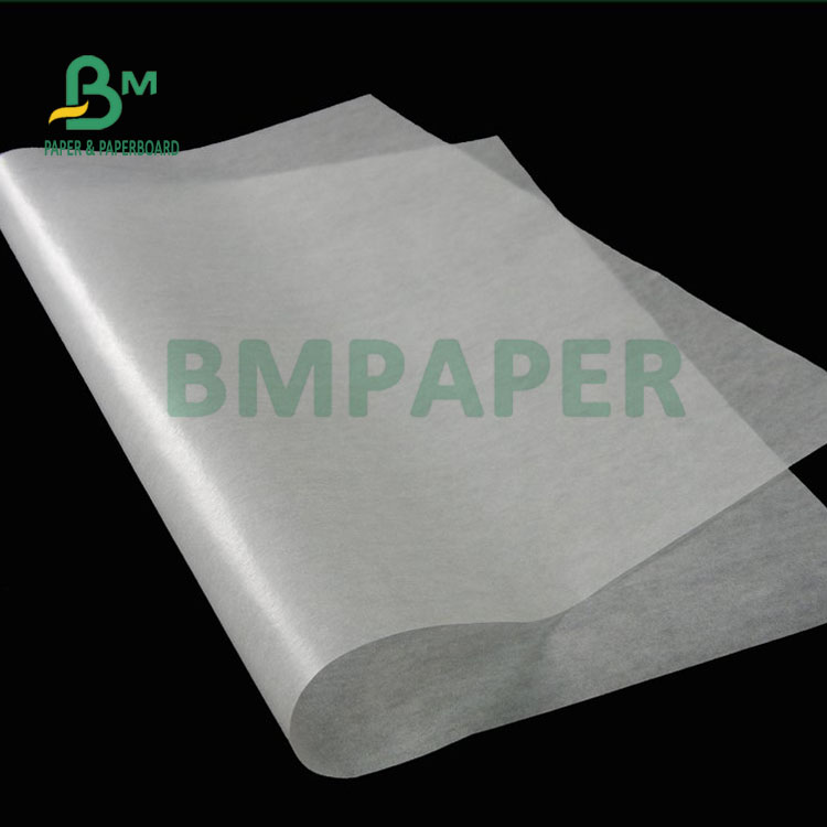 22gsm 28gsm Translucent White Glassine Paper For Food Wrapping Greaseproof