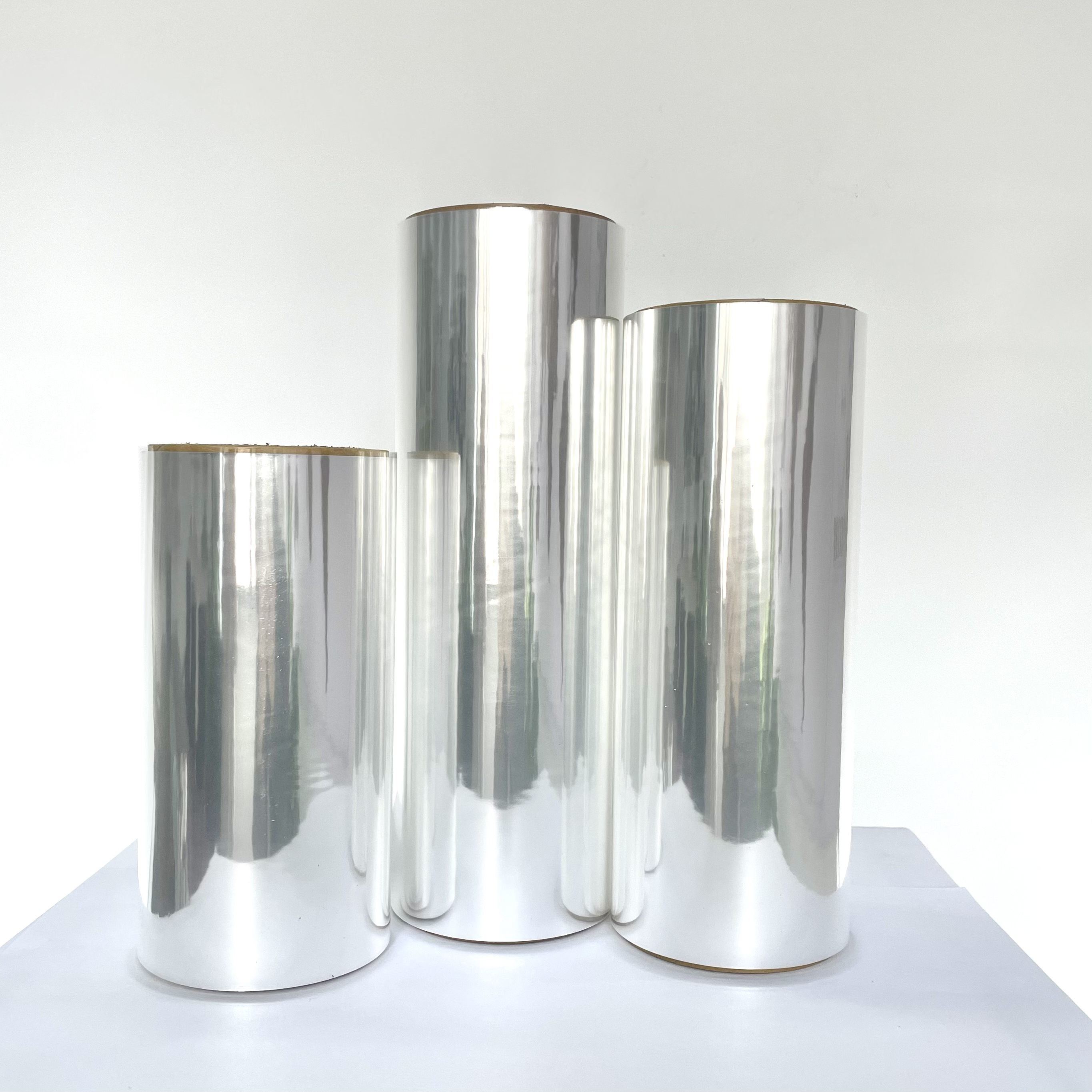 BOPP Plain Film Jumbo Roll PVDC Plastic Shrink Wrap Film Thermal Base Without Glue 12-80um