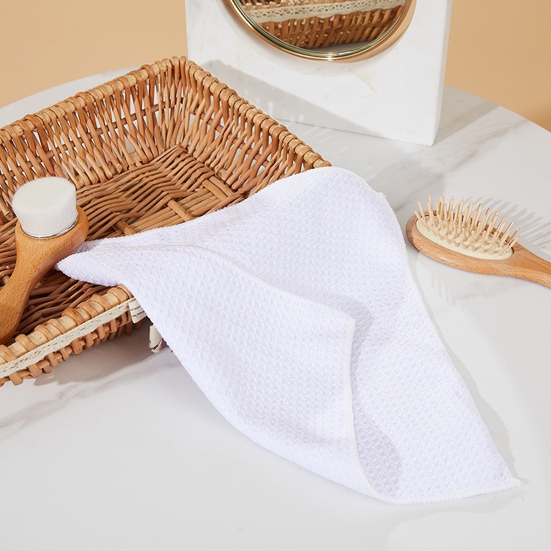 380G White Sublimation Waffle Towel Sublimation Textile Blanks Excellent Absorbency