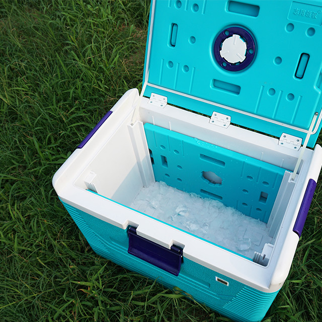 54L Ice Cool Box Hard Plastic Hard Case Cooler For Thermal Preservation