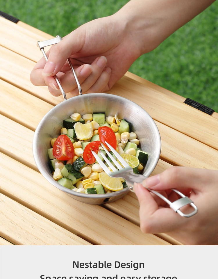 304 Stainless Steel Outdoor Multifunctional Multi Person Camping Picnic Set