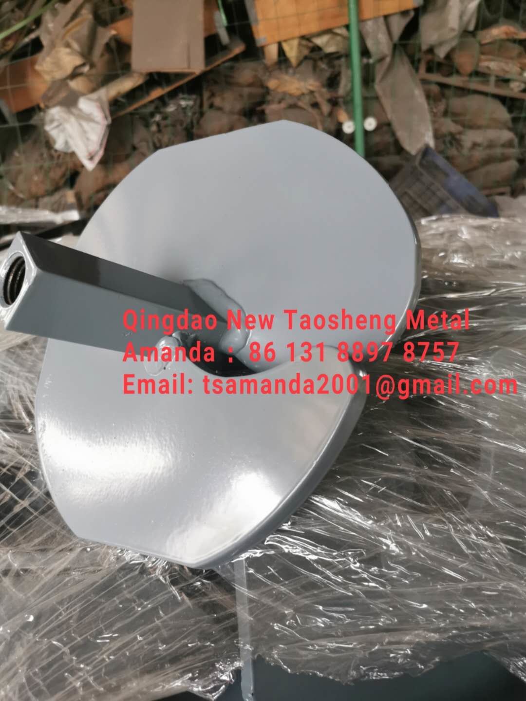 Agricultural Greenhouse 76MM Q235 Helical Soil Anchors