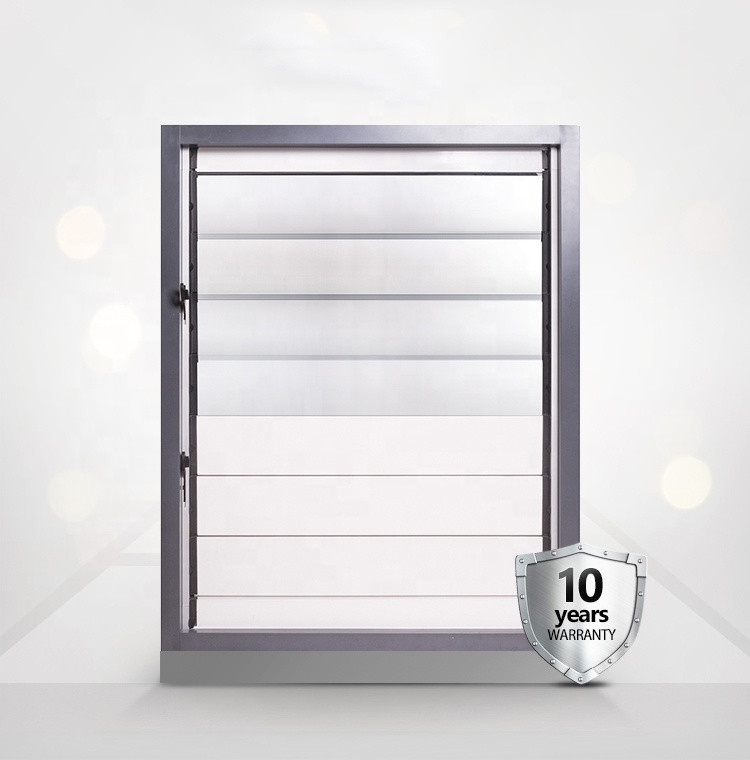 OEM Glass Vertical Louver Window Blade White Black