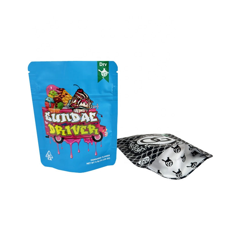Custom Order Accepted Ziplock Reclose Plastic Smoking Cigar Wraps With Custom Printing