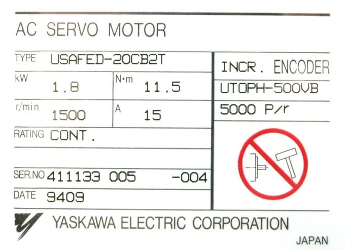 USAFED-20CB2T  SGMPH-04AAE4SD Yaskawa Servo Drive   Original New 3 Working Days Delivery 3