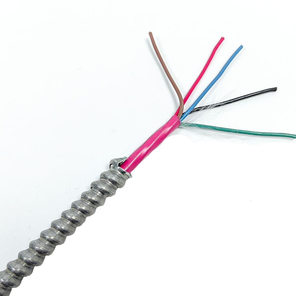 KPSng A -FRLS 2*2*1.0 2 Core Shield Red Armored Fire Alarm Cable with PVC Insulation