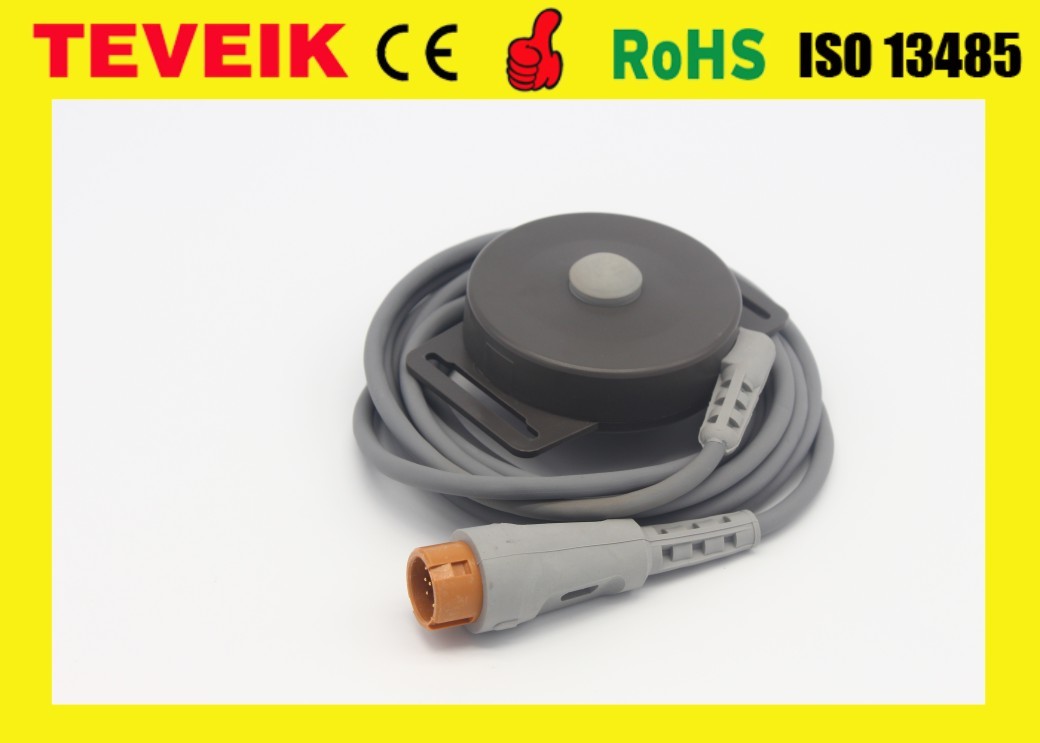 HP TOCO Fetal Probe , Fetal Monitor Ultrasound Probe 8084A 8041A Gray Color