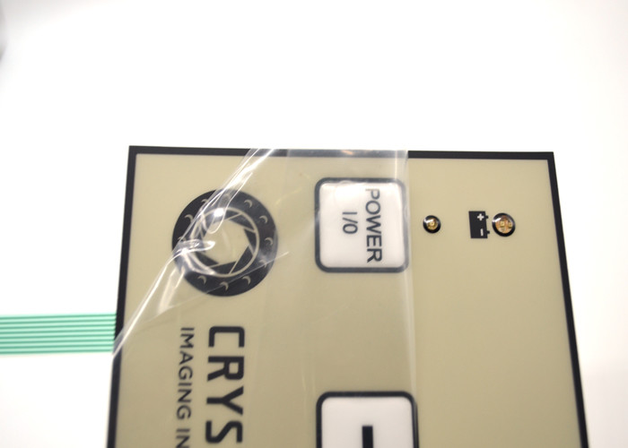 PET PC Material Metal Dome Membrane Switch With LED Waterproof 90x100mm