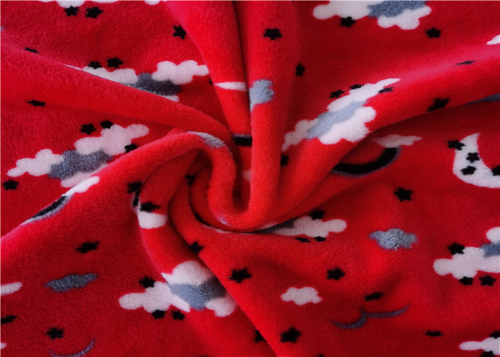 Print Velvet Warp Knitted Printing Super Soft Velvet Micro Velour Fabric