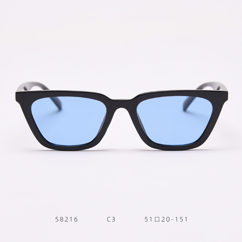 Women Men BSCI TR90 Sunglasses 145MM Polarized Oversized Cat Eye