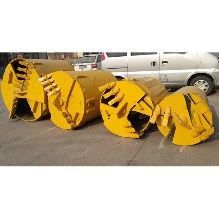 Rock Drilling Bucket With Flat Teeth , jthl Bored Piling Soil Bucket