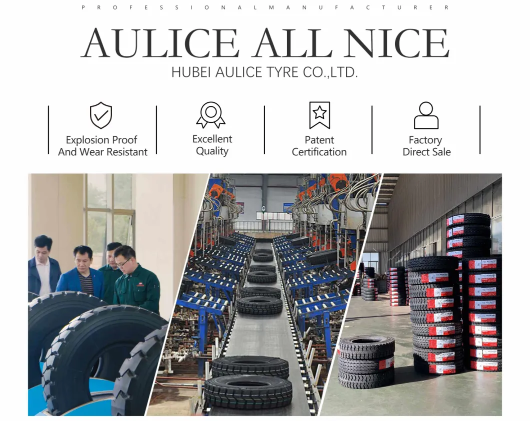 Truck Tires With Large Block Pattern with excellent ground grip 8.25R20