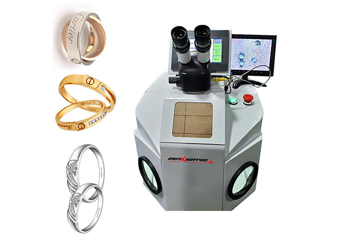 Mini 200W CCD Jewelry Laser Welding Machine Spot Welder SS Jewelry Welder Machines