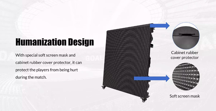 P10 P13.33 P16 Football Stadium Led Screen Display Sport Perimeter