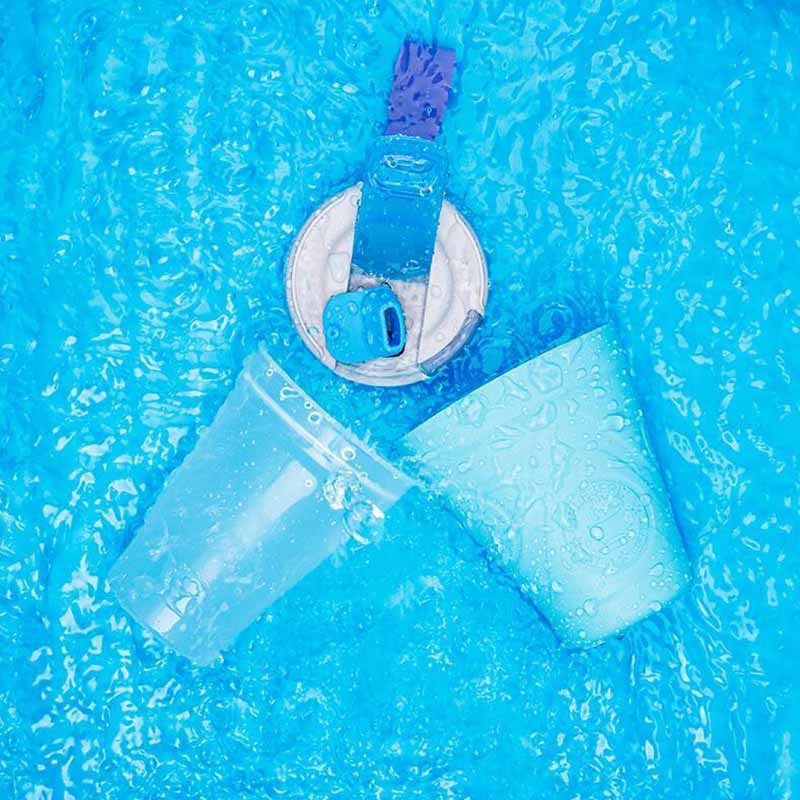 Reusable Duckbilled Custom Plastic Sports Bottles With Silicone Handle