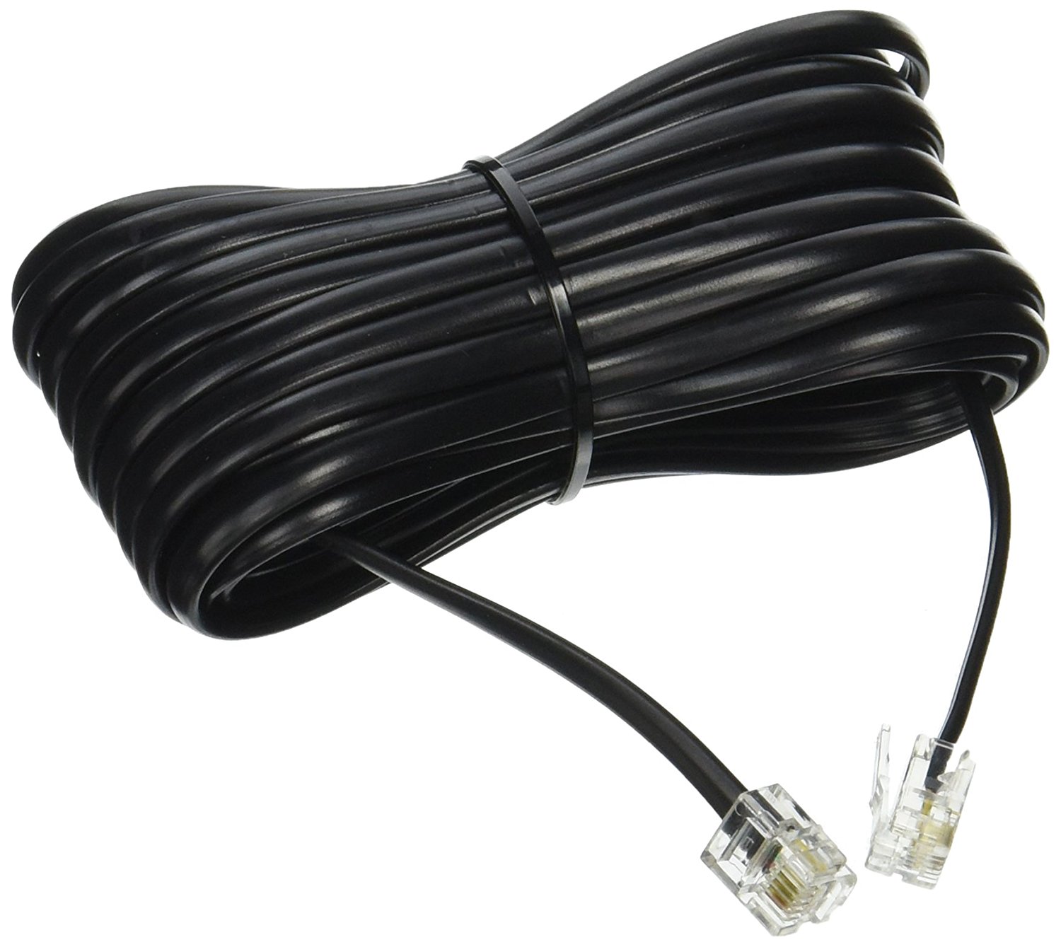 10M 2 Pair 4 Cores Flat Telephone Copper Cable Landline Telephone Extension Cable