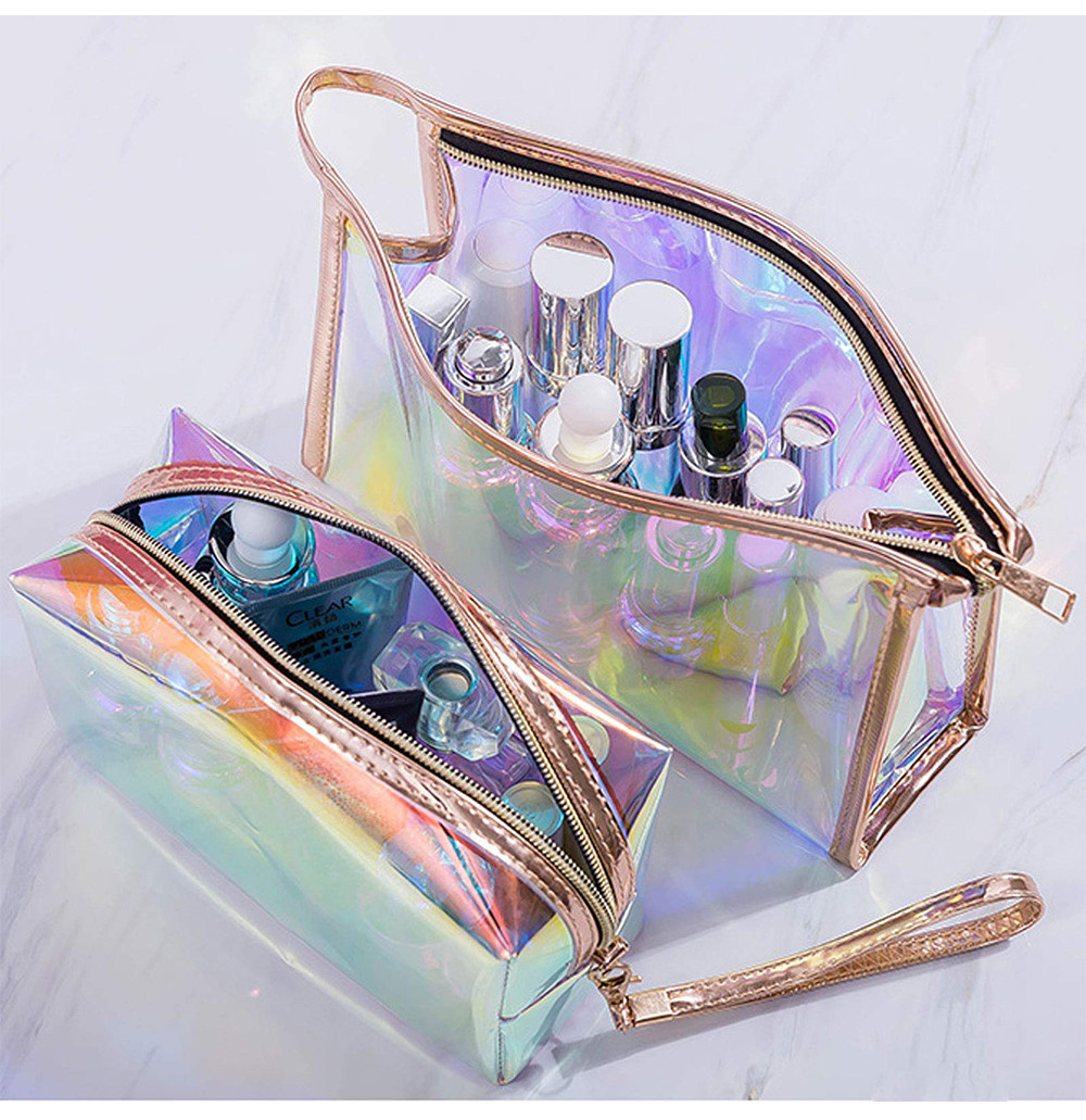 Holographic Waterproof Travel Toiletry Organizer Bag For Girl