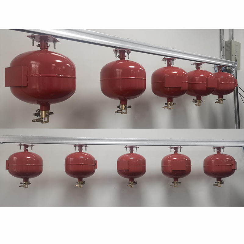 Easy Installation FM200 Hanging System 2.5MPa Solenoid Sensor 1.6MPa Storage Pressure