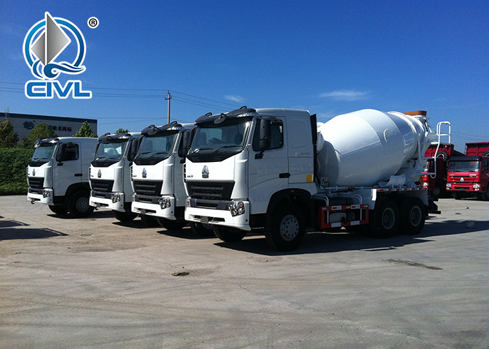 Sinotruk Howo 6x4 Concrete Mixer Truck Concrete Mixing Equipment 10cbm 70 Cabin With Air Condition