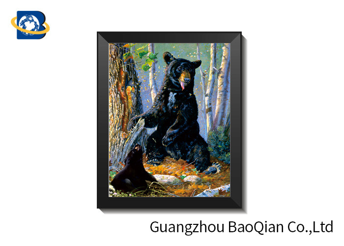 75LPI - 200LPI Plastic 3D Lenticular Pictures For Advertising / 3D Animals Images