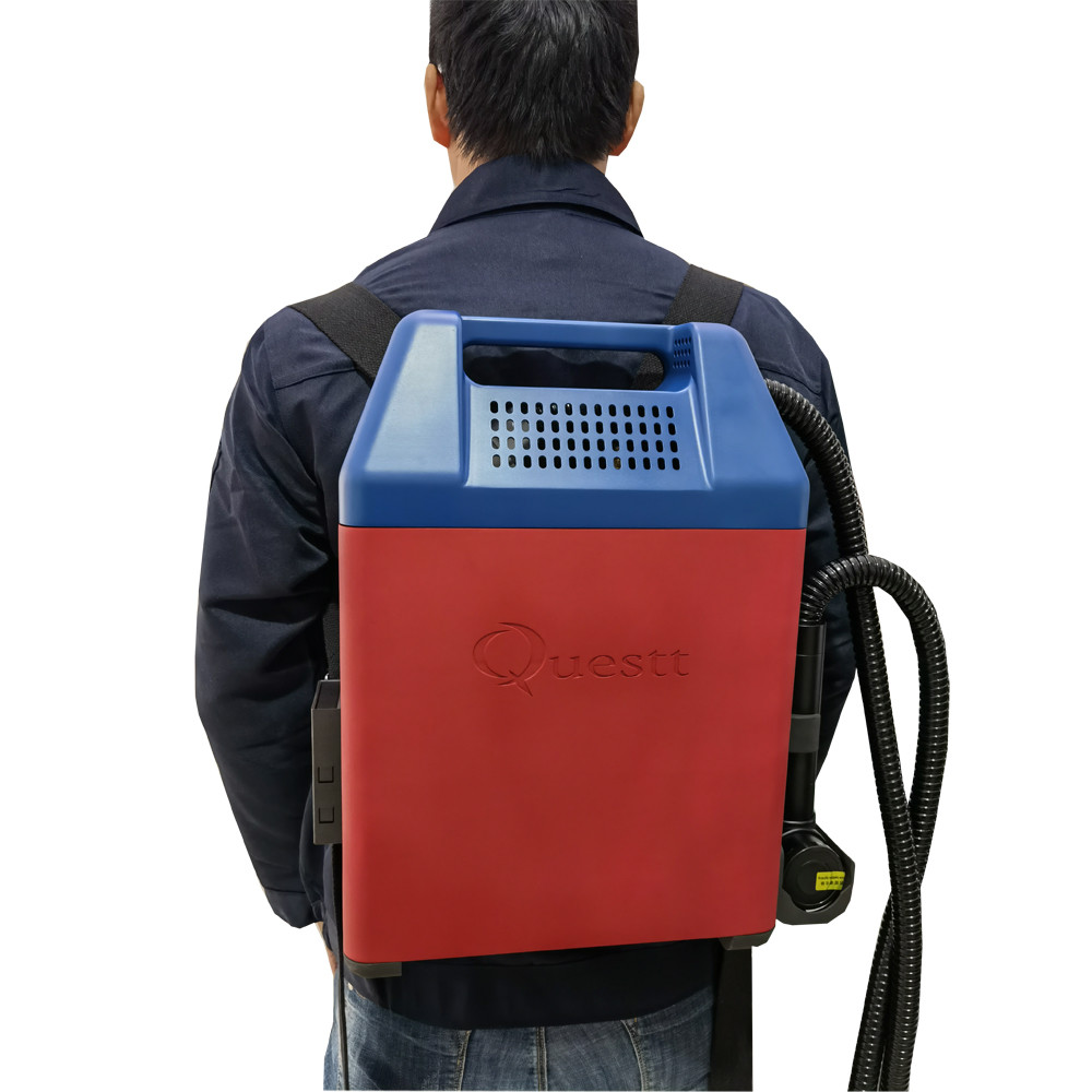 50W Handheld Backpack Laser Cleaning Machine For Graffiti