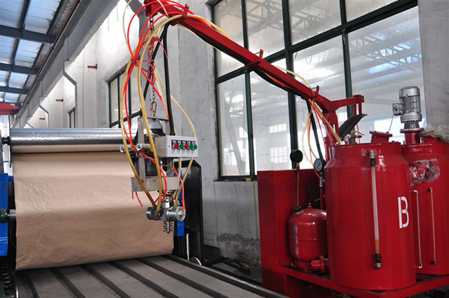 2+2 Type Discontinuous PU Sandwich Panel Roof Production Line For 40-200mm