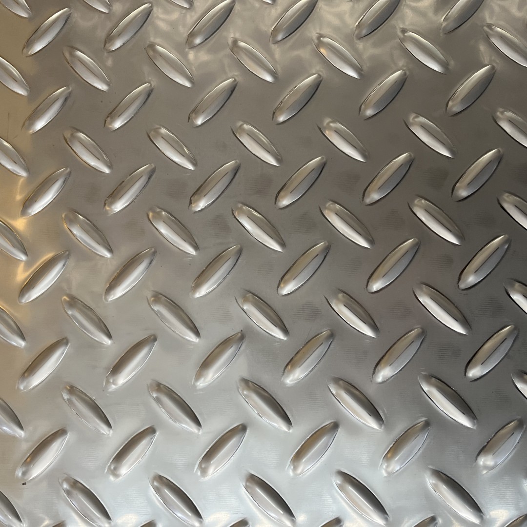 Tear Drop Diamond Stainless Steel Checkered Sheet SS201 SS304 SS316L SS Chequered Steel Plate