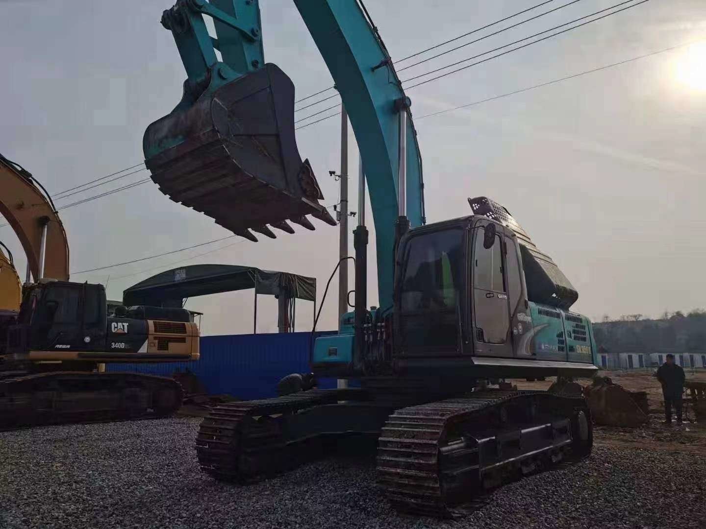 Used Kobelco Excavator SK 350 Kobelco Crawler Digger 35 Ton For Work Site