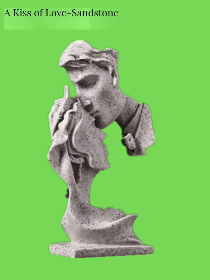 Commercial Buyer Souvenir Stores Thinker Statue Resin Crafts with Bamboo Material