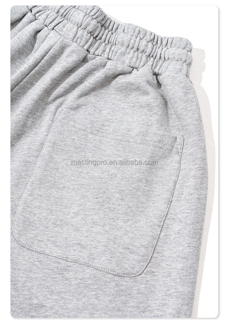 Custom Streetwear Cotton French Terry Stacked Flare Sweatpants Joggers with Acid Wash