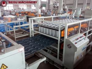 Buy cheap Simple Operation Plastic Sheet Extrusion Machine , PVC Sheet Making Machine Big Intensity product
