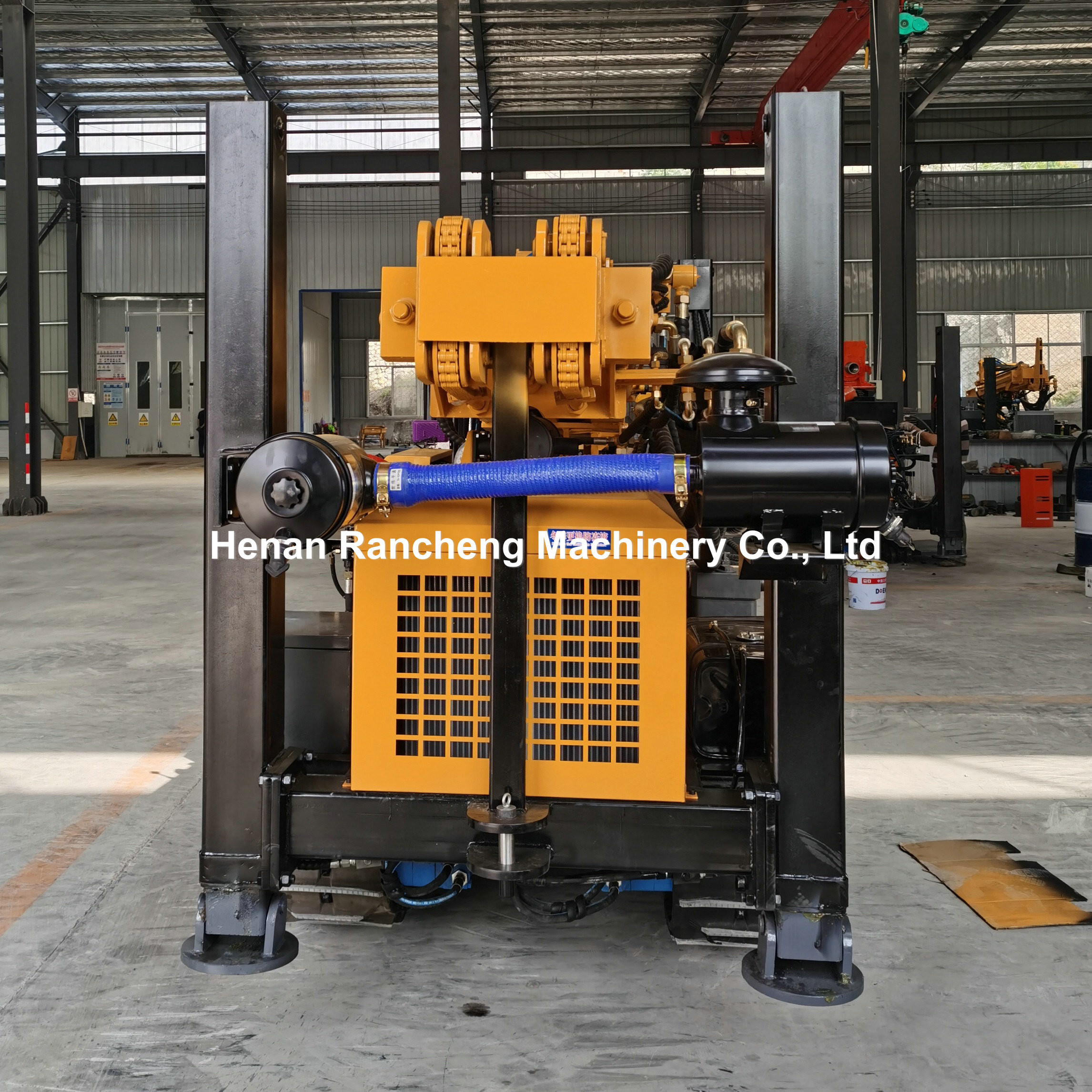 Hard Rock Depth 180m Hydraulic Leg Crawler Water Well Drilling Rig