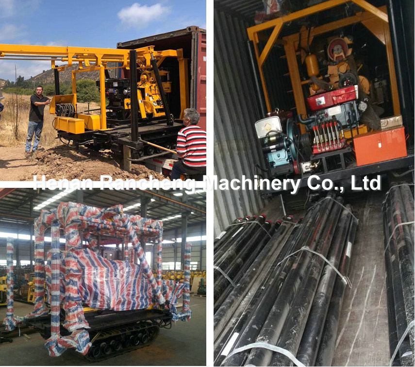 130m 180m 200m Depth Crawler Type Water Well Drilling Rig 2200KW Diesel Engine