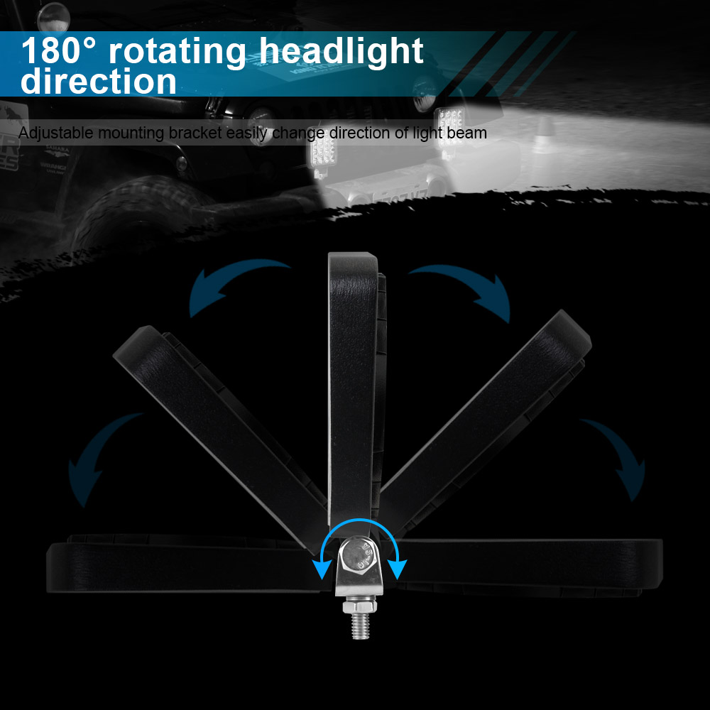 9 Bead White 12V Available Motorcycle Projector Mini Headlight