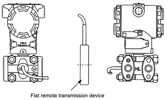 Remote Differential Pressure Flow Transmitter / DP Level Transmitter Flange Type