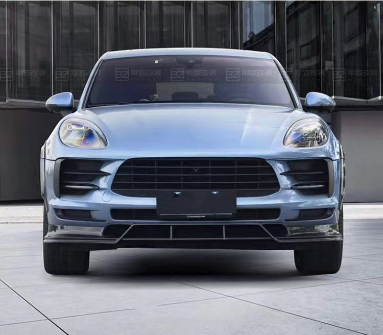 For Porsche Mancan Carbon Fiber Body Kit Mancan Upgrades the CMST-style Carbon Fiber Front Lip Diffuser Spoiler Widebody Kit