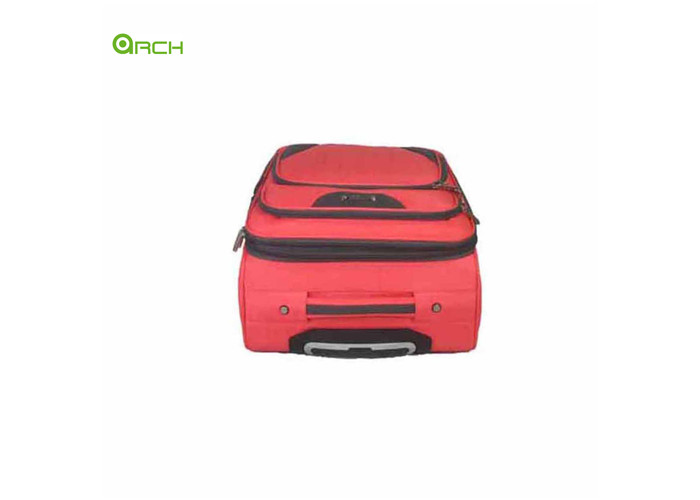 Light Weight Trolley Travel Case Soft Sided Luggage with Two Easy Access Pockets